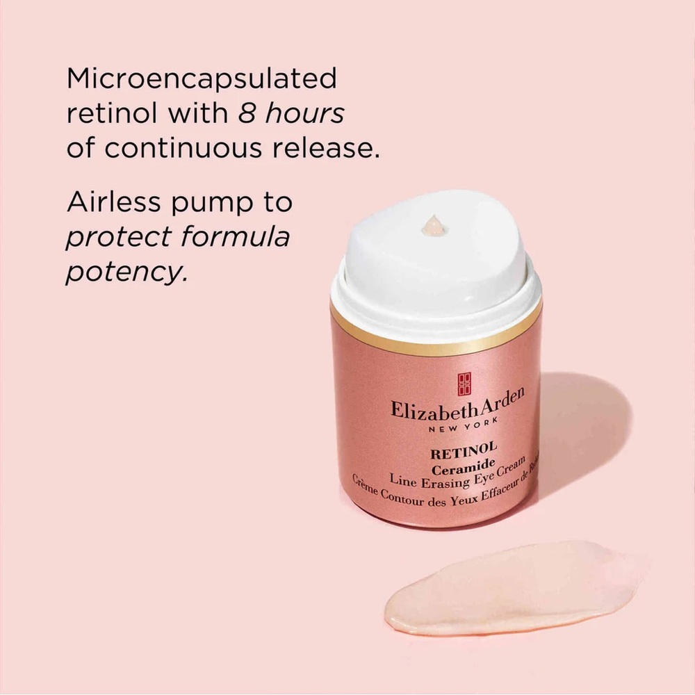 NIB RETINOL CERAMIDE LINE ERASING EYE CREAM BY ELIZABETH ARDEN - Picture 5 of 8